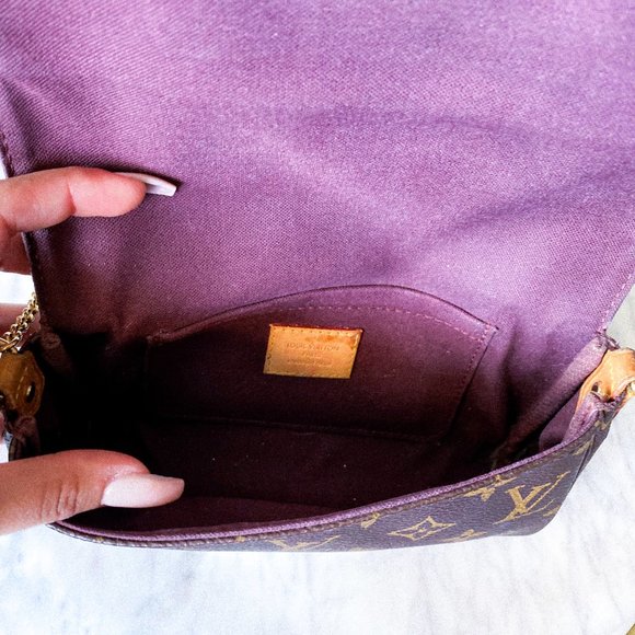 ✨ 90s/Y2K Authentic Louis Vuitton MiniClutch Shoulder Bag Monogram Favorite PM✨ - Picture 11 of 13